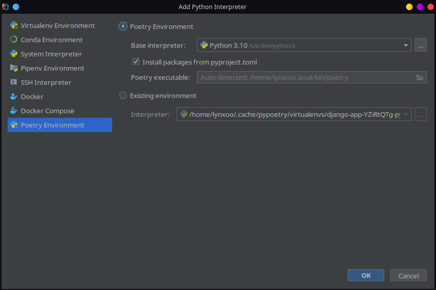 Intellij Poetry plugin setup